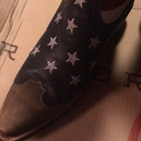 Roper American Flag snip toe boots🇺🇸 - Picture 5 of 11